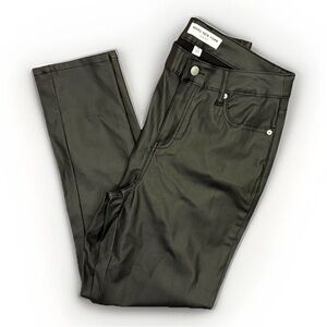 Marc New York Women's Skinny Ankle Jeans Size 10 Black Coated High Rise NWT $79